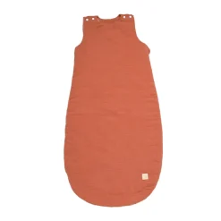 Gigoteuse ouatinée TOG 2 en double gaze 6-24M terracotta