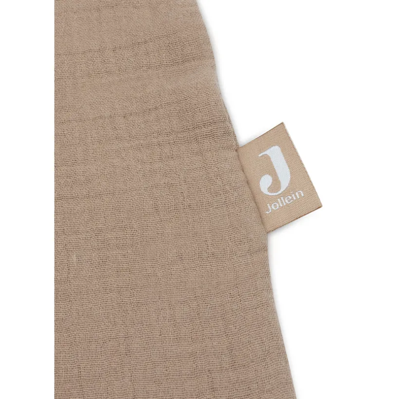 Gigoteuse sans manches 110cm gaze de coton Biscuit