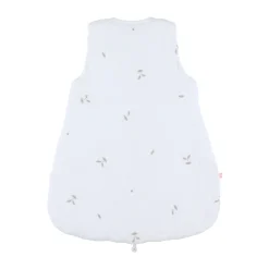 Gigoteuse sans manches 50cm TOG 2 en mousseline brodée blanc