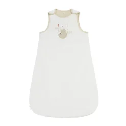 Gigoteuse sans manches en velours TOG 3 Mon Petit Chat blanc