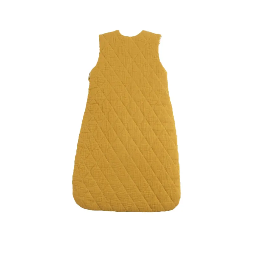 Gigoteuse sans manches ouatinée 0-6M Promenons-nous - Jaune topaze