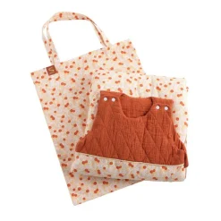Gigoteuse sans manches ouatinée Esmée 6-24M - Terracotta