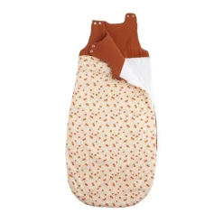 Gigoteuse sans manches ouatinée Esmée 6-24M - Terracotta