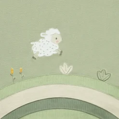Gigoteuse sans manches TOG 2 en velours La Vie à la Ferme vert