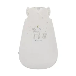Gigoteuse sans manches TOG 3 en velours Little Deer écru