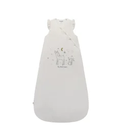 Gigoteuse sans manches TOG 3 en velours 18-36M Little Deer écru