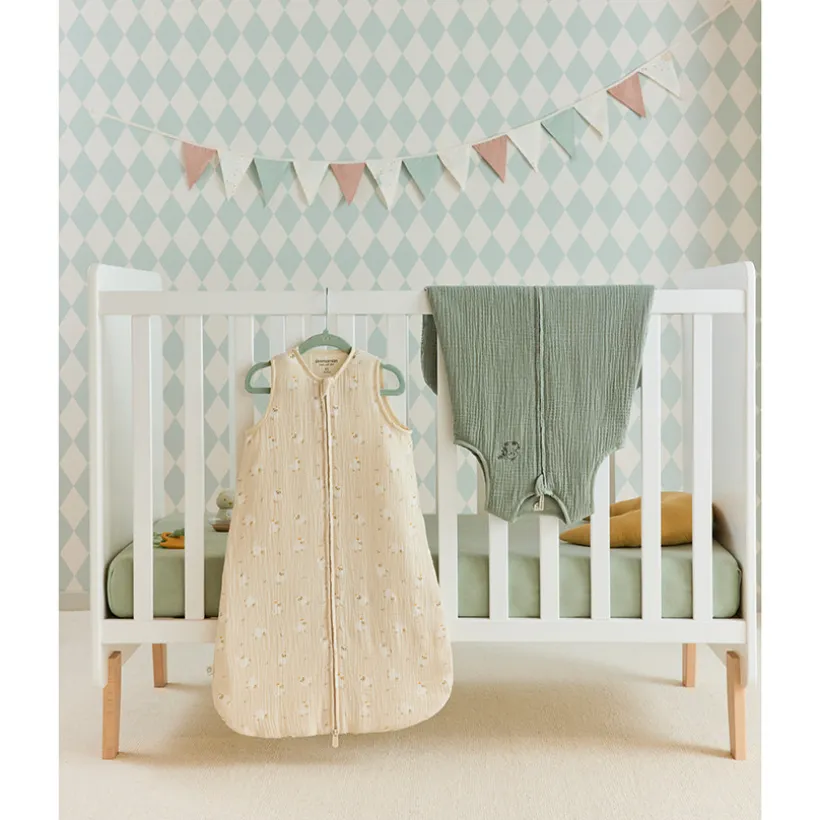 Gigoteuse TOG 2 broderie poussin en gaze de coton