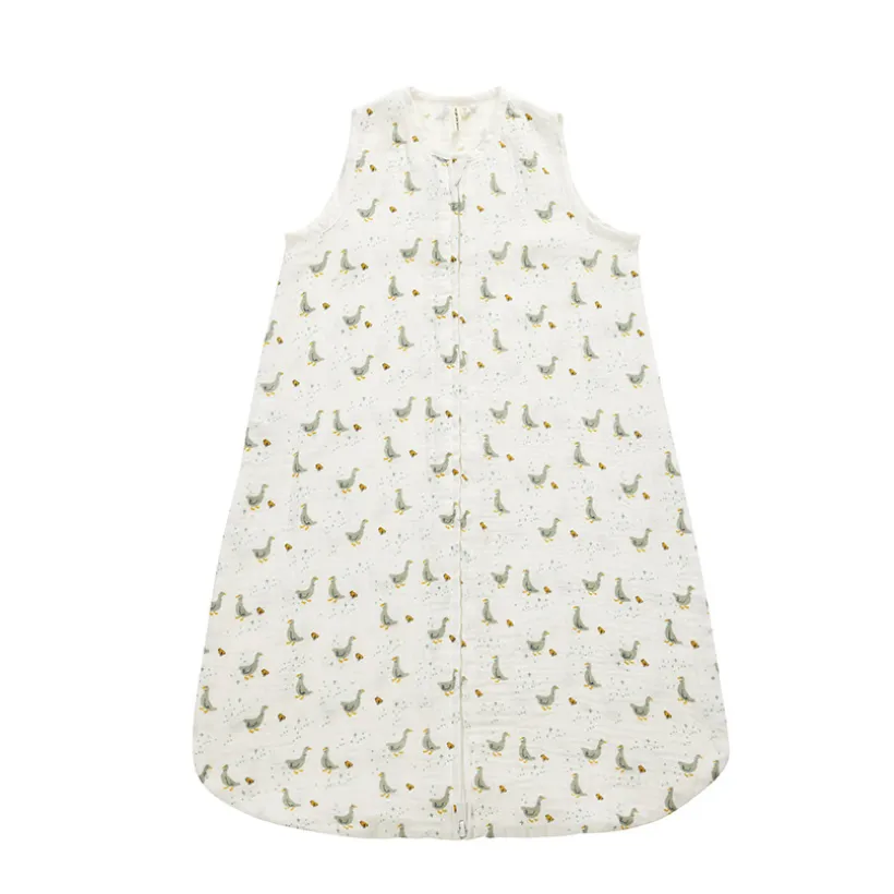 Gigoteuse TOG 0.5 imprimé oies en gaze de coton