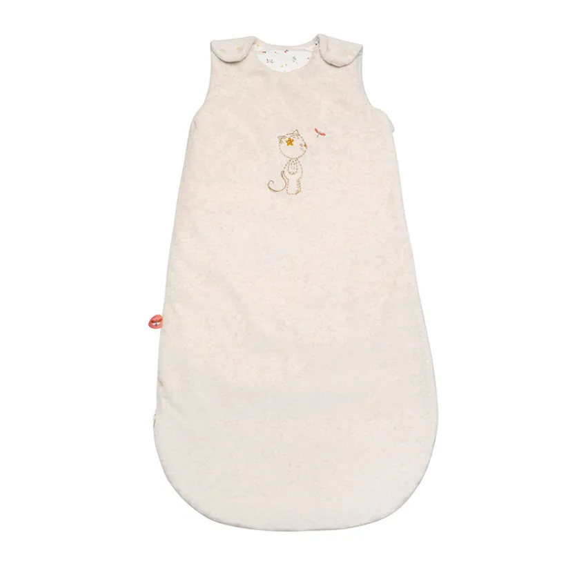 Gigoteuse TOG 2.5 Mila, Lana & Zoë 90 cm en velours beige