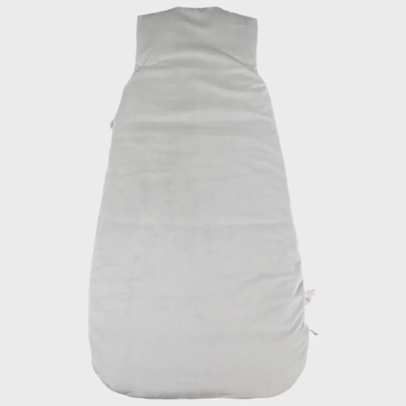 Gigoteuse veloudoux sans manches 100cm Flufy Sauge Ecru