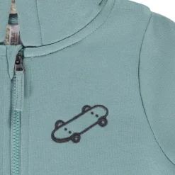 Gilet à capuche broderie skate pour bébé garçon