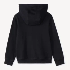 Gilet à capuche en molleton uni pour garçon