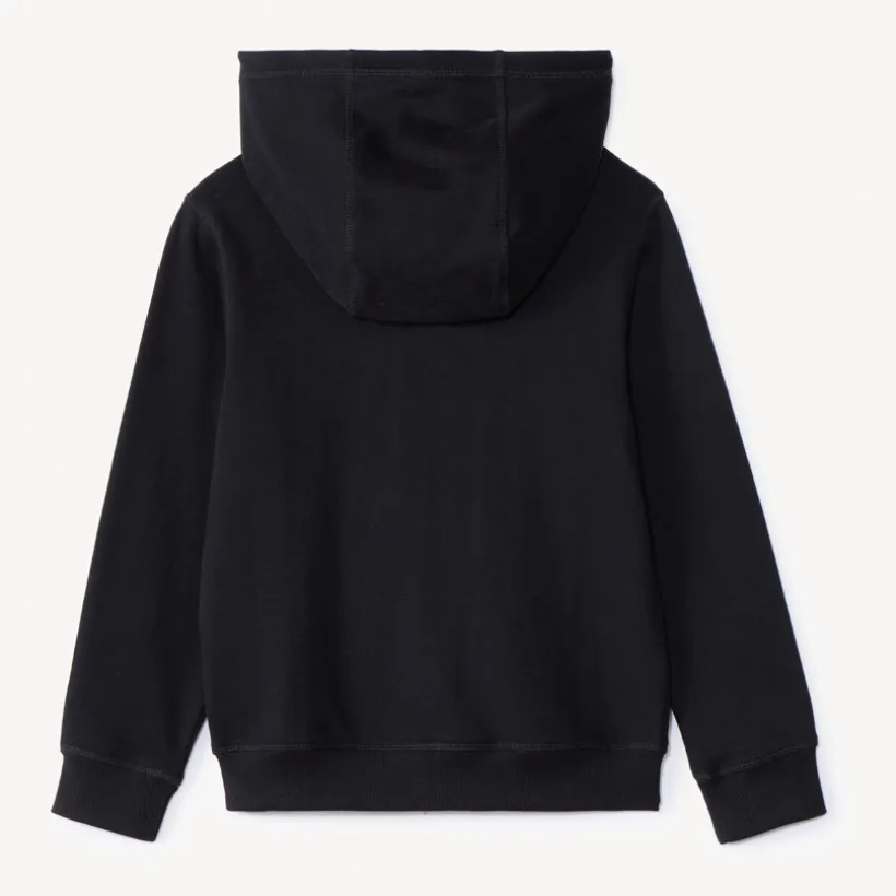 Gilet à capuche en molleton uni pour garçon