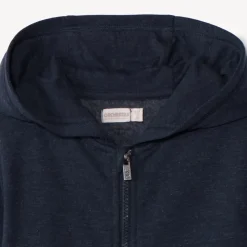 Gilet à capuche en molleton uni pour garçon