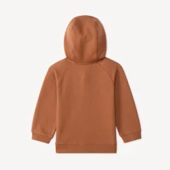 Gilet à capuche ourson uni pour bébé garçon