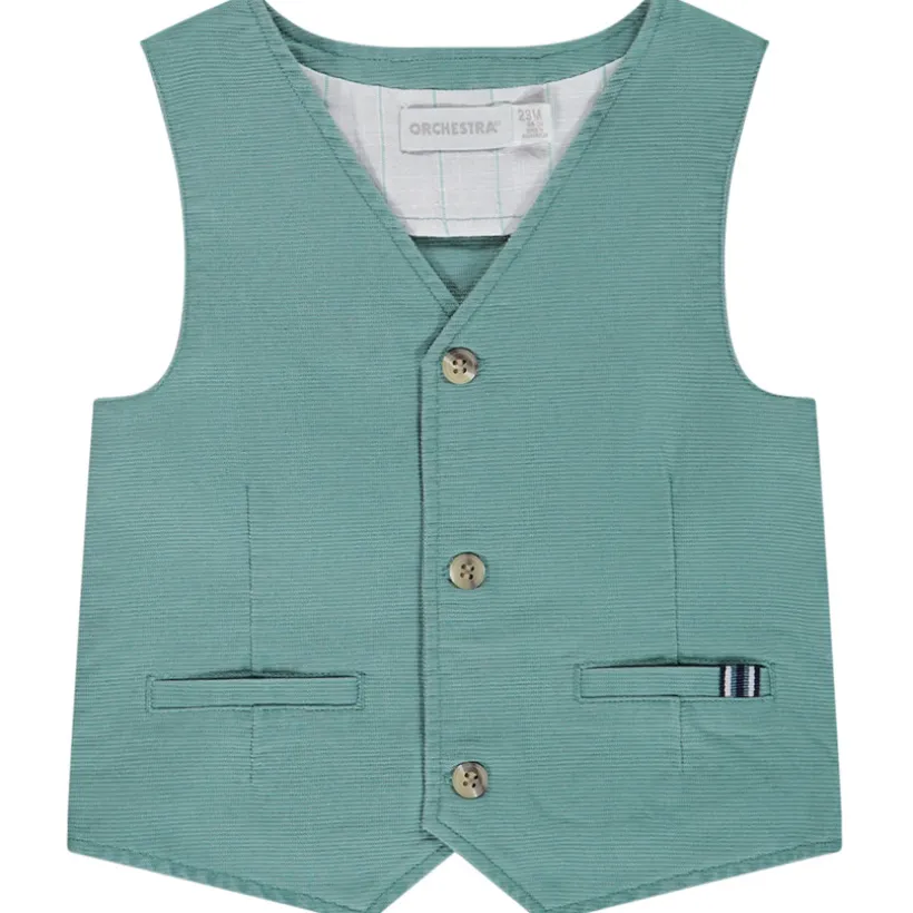 Gilet de cérémonie type serveur pour bébé garçon