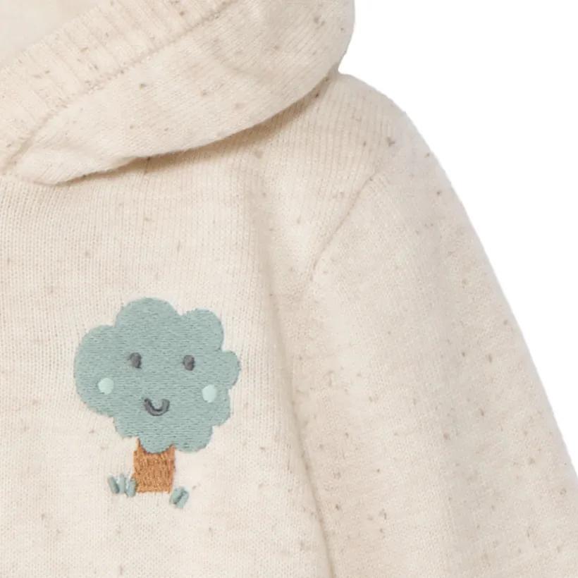 Gilet doublé sherpa avec patch brodé pour bébé garçon