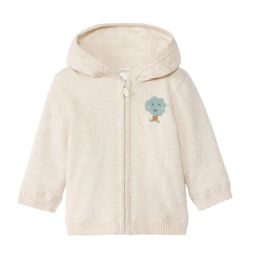 Gilet doublé sherpa avec patch brodé pour bébé garçon