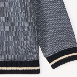 Gilet en maille piqué à col Teddy pour bébé garçon