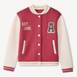 Gilet en molleton à col teddy effet colorblock pour fille