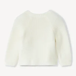 Gilet en tricot effet cache-cœur pour bébé prématuré