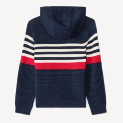 Gilet en tricot fantaisie effet color block pour garçon