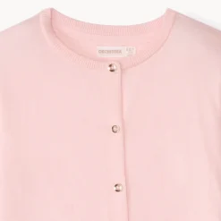 Gilet en tricot uni pour fille