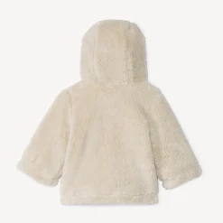 Gilet ludique ourson sherpa doublé velours pour bébé