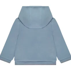 Gilet manches longues en molleton à poches cœur pour bébé fille