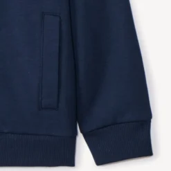Gilet molleton uni avec capuche pour garçon