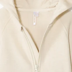 Gilet molleton uni à capuche ourson pour bébé garçon
