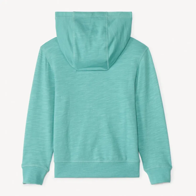 Gilet molleton uni à capuche pour garçon