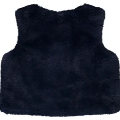 Gilet sans manches en fausse fourrure pour bébé fille