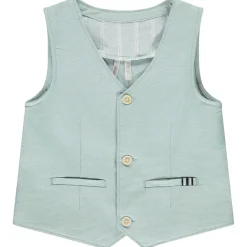 Gilet serveur sans manches passepoilée pour bébé garçon