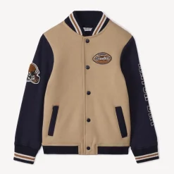 Gilet teddy en molleton motifs football US pour garçon