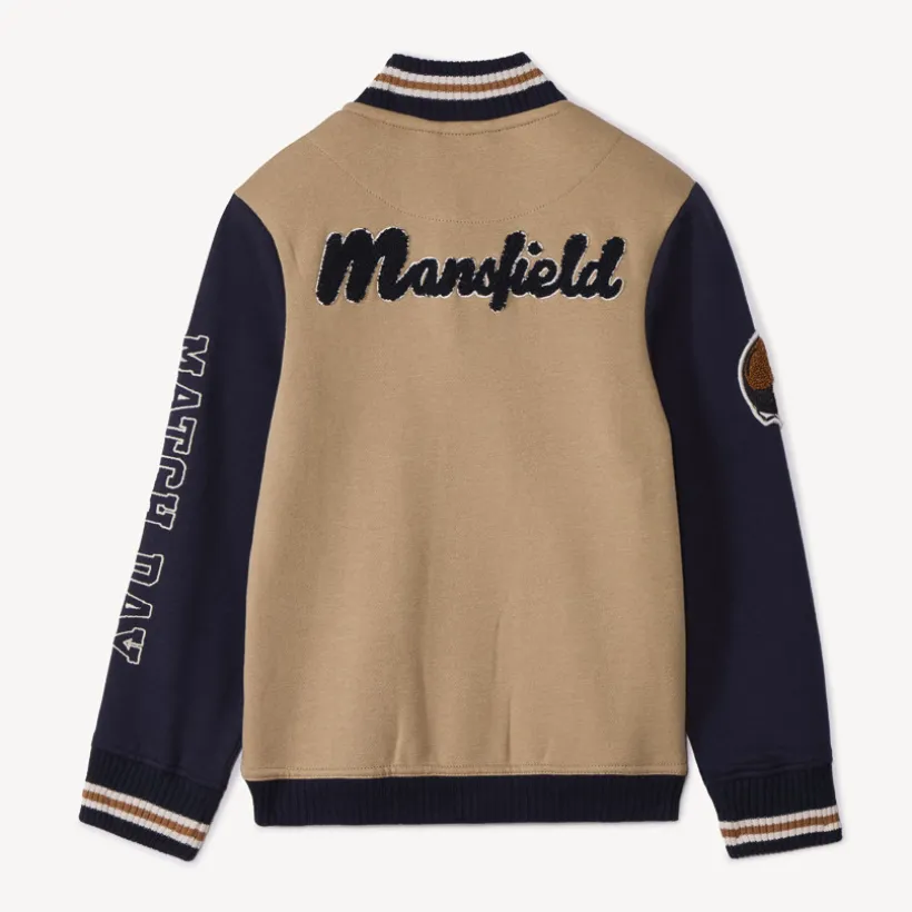 Gilet teddy en molleton motifs football US pour garçon