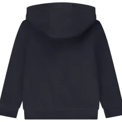 Gilet uni à capuche et poches zippées pour garçon
