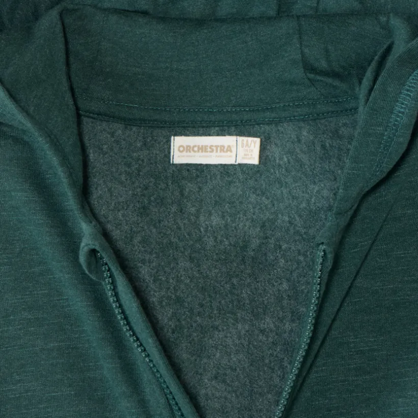 Gilet zippé à capuche en molleton pour garçon
