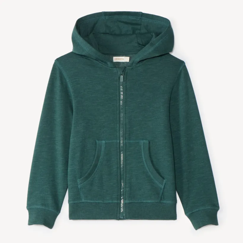 Gilet zippé à capuche en molleton pour garçon