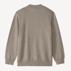 Gilet zippé en tricot uni pour garçon