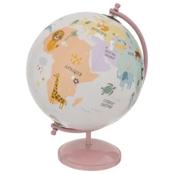 Globe terrestre Rose