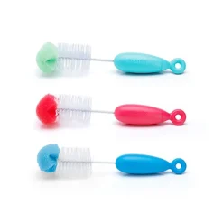 Goupillon duo pour biberons (coloris aléatoire)