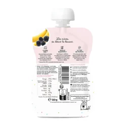 Gourde aux mûres et à la banane 120g