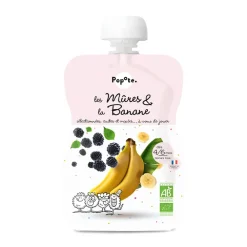 Gourde aux mûres et à la banane 120g