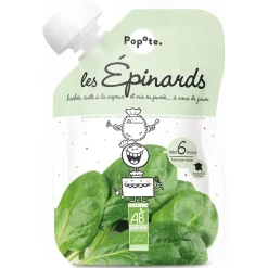 Gourde aux épinards bio - 120g