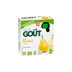Gourde aux poires williams - 4 x 85g