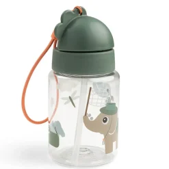 Gourde avec paille 280ml Tiny Trails Vert