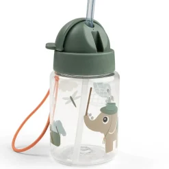 Gourde avec paille 280ml Tiny Trails Vert