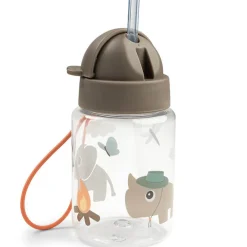 Gourde avec paille 280ml Tiny Trails Sable