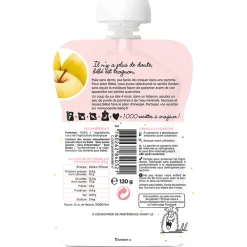 Gourde de pomme bio - 120g